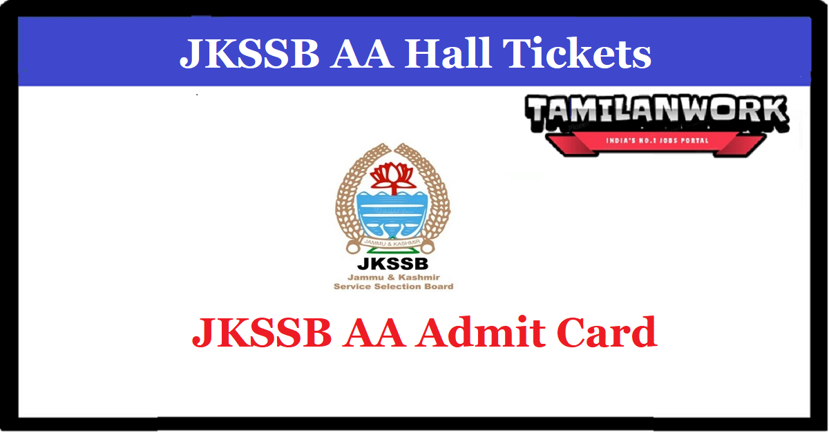 JKSSB Accounts Assistant Admit Card