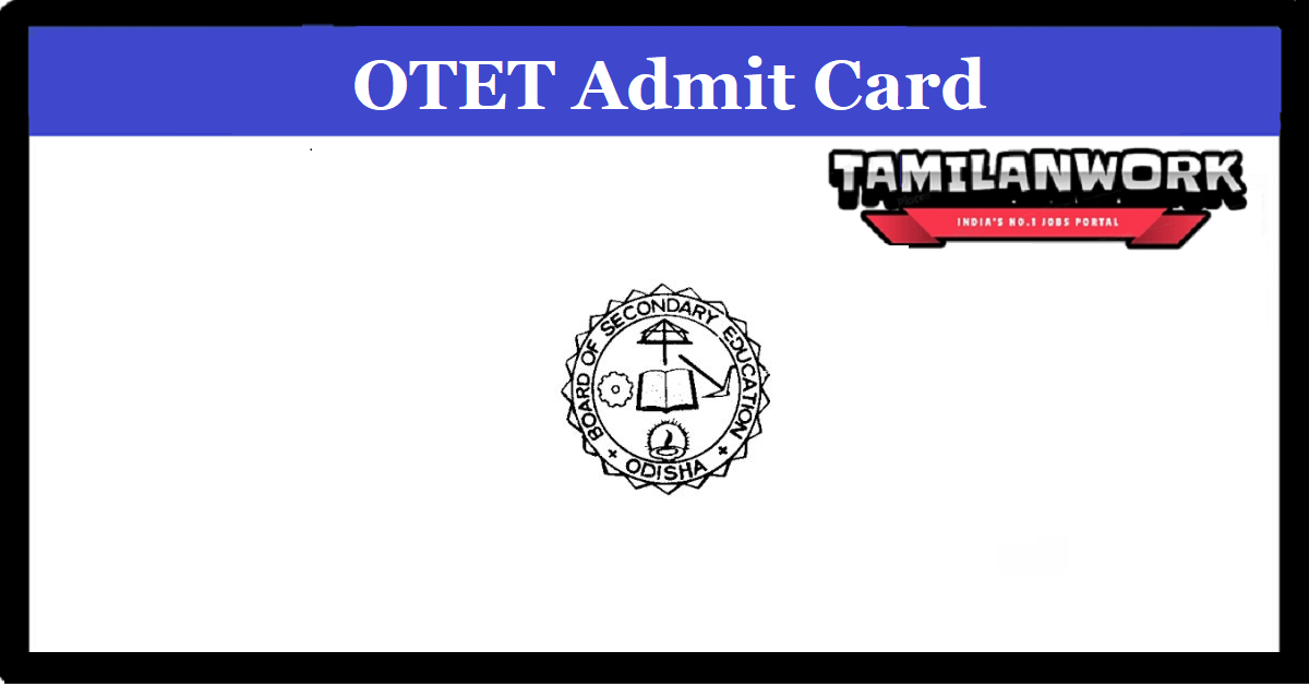 OTET 2nd Admit Card