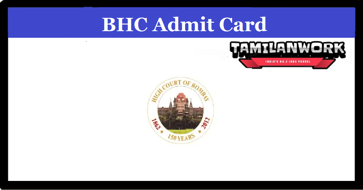 Bombay High Court Admit Card 2023 Download bombayhighcourt.nic.in