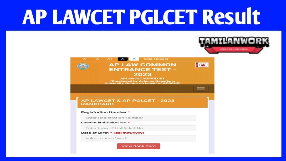 AP LAWCET PGLCET 2nd Round Seat Allotment 2024, Check www.lawcetsche