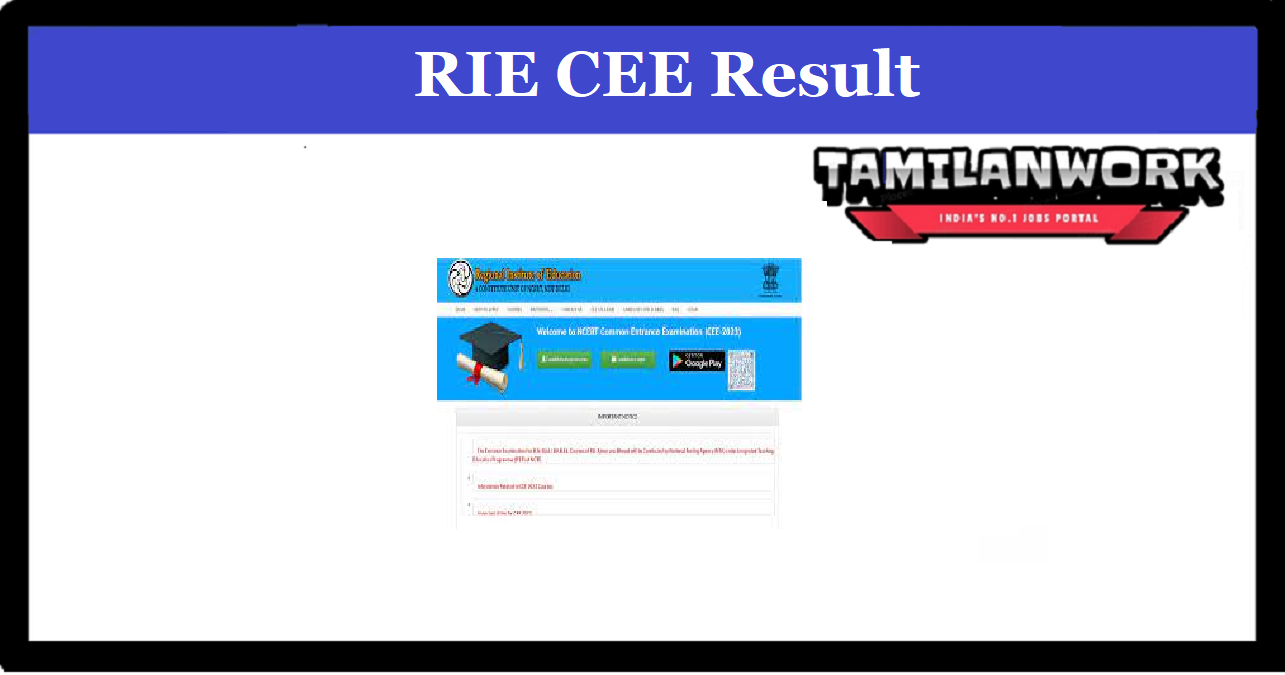 RIE CEE Result