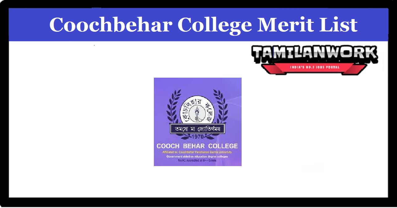 Coochbehar College Merit List