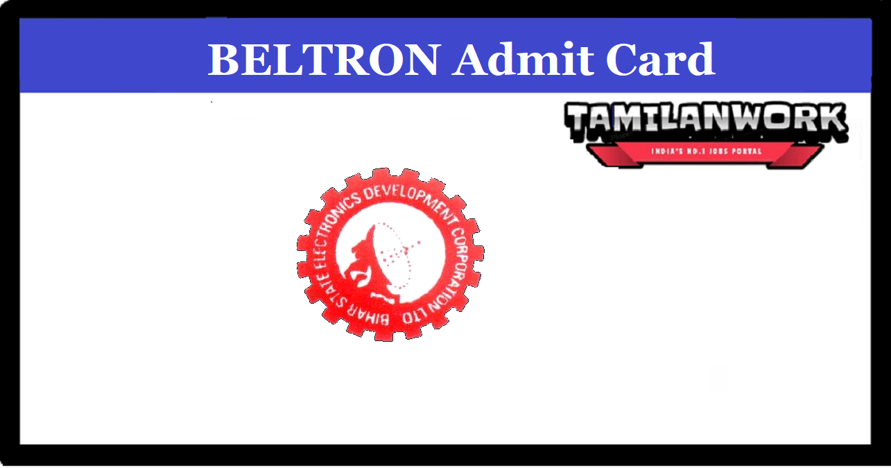 BELTRON Programmer Admit Card