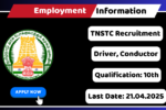 TNSTC Recruitment 2025