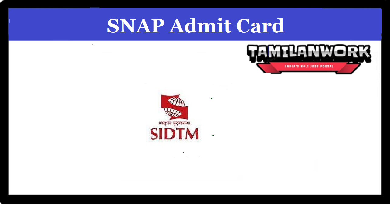 SNAP 2023 Admit Card