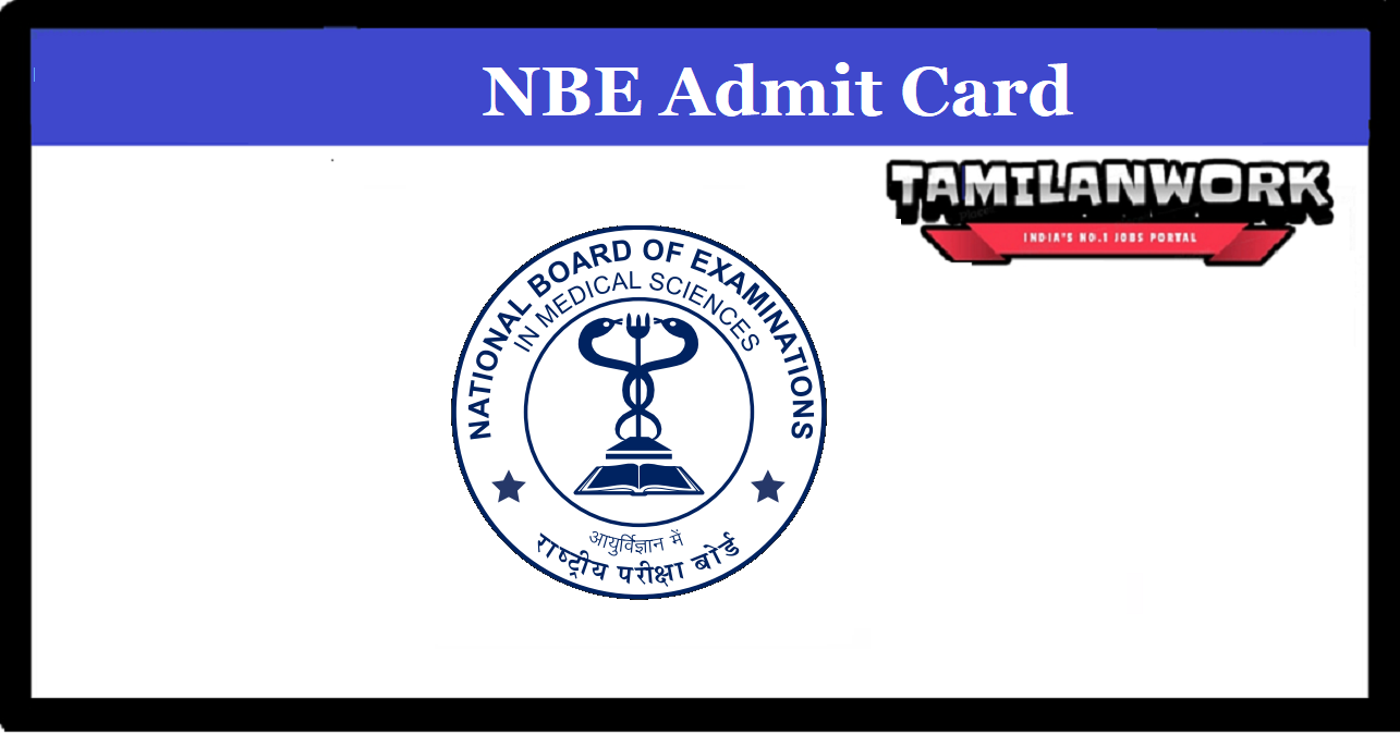 NBE Admit Card 