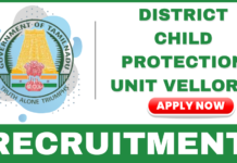 DCPU Vellore Recruitment 2025