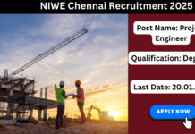 NIWE Recruitment 2025