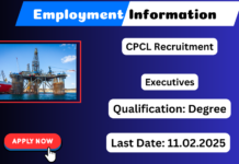 CPCL Recruitment 2025