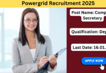 POWERGRID Recruitment 2025