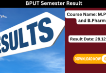 BPUT Result 2024