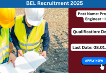 BEL Recruitment 2025