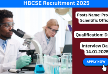 HBCSE Recruitment 2025