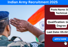 Indian Army Recruitment 2025