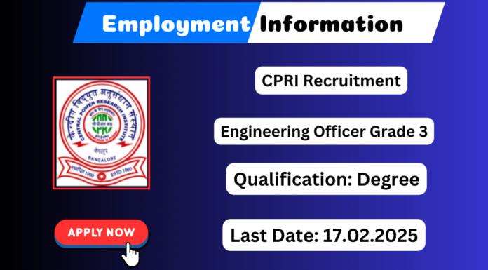 CPRI Recruitment 2025