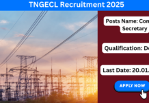 TNGECL Recruitment 2025