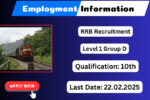 RRB Group D Recruitment 2025