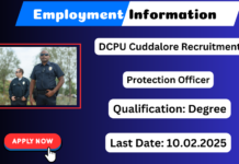 Cuddalore DCPU Recruitment 2025