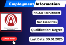 NALCO Recruitment 2025