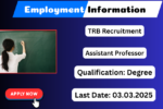 TN TRB Recruitment 2025