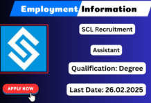 SCL Recruitment 2025