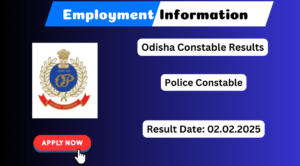 Odisha Police Constable result 2025