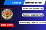 Assam TET Answer Key 2025