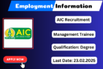 AIC Recruitment 2025