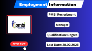 PMBI Recruitment 2025