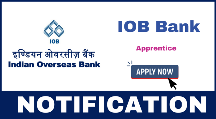 IOB Apprentice Recruitment 2025