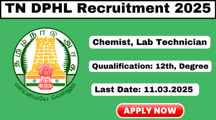 TN DPHL Recruitment 2025